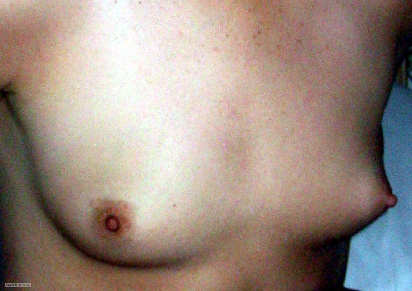 Tit Flash: Room Mate's Very Small Tits - Mspurple from United States
